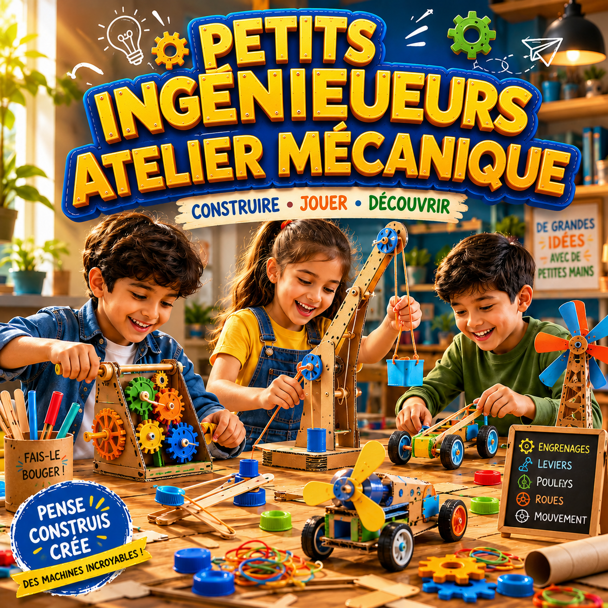 Petits Ingénieurs — Atelier Mécanique