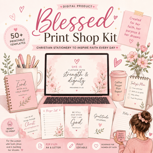 The Blessed Print Shop Kit